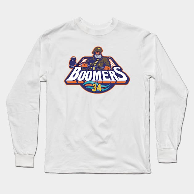 Nellis Boomers Long Sleeve T-Shirt by ClayGrahamArt